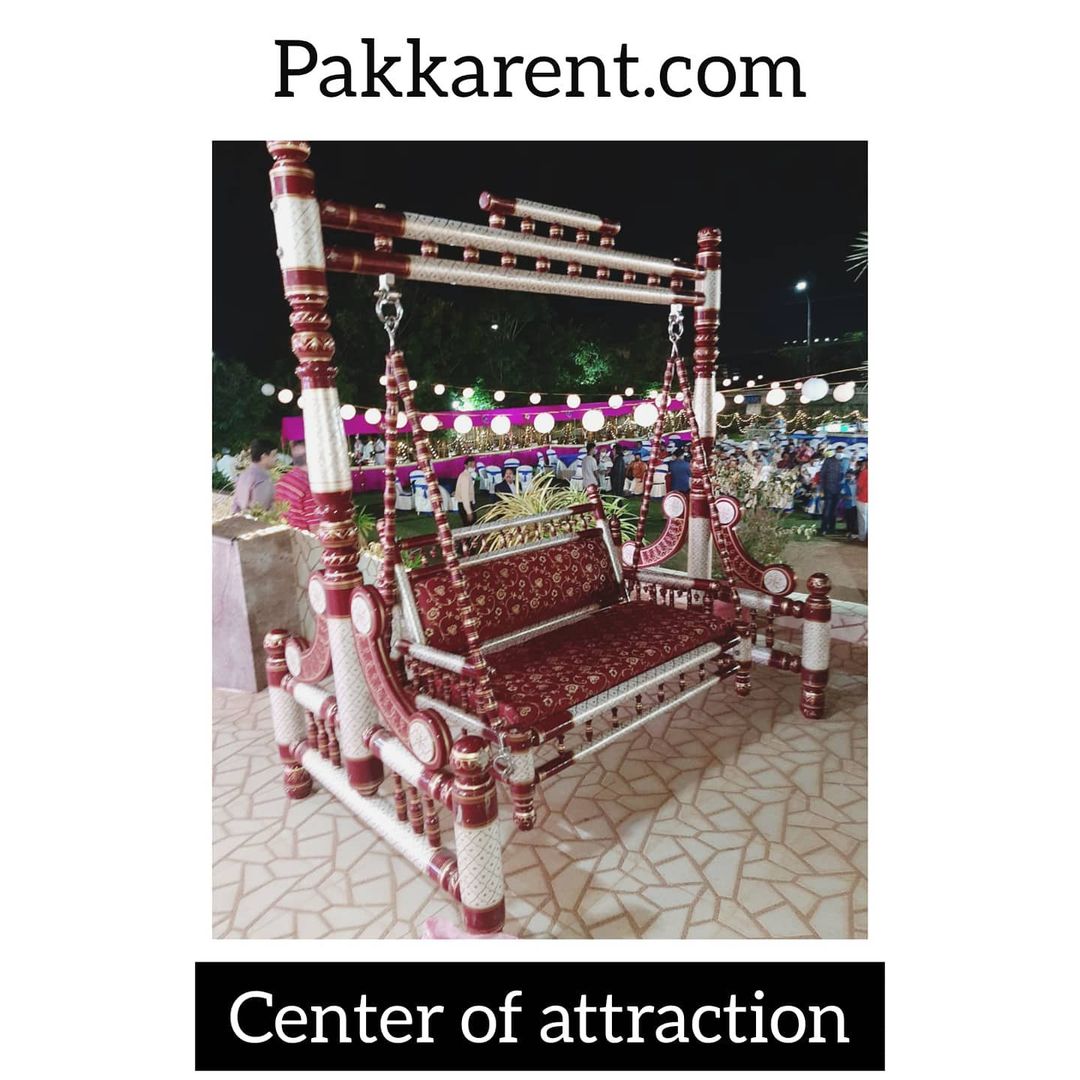Oonjal Rent for baby shower, wedding, reception